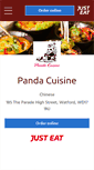 Mobile Screenshot of pandacuisineonline.co.uk